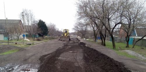 Планировка дороги по улице