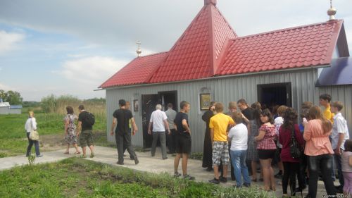 в купальню в Святогоровке